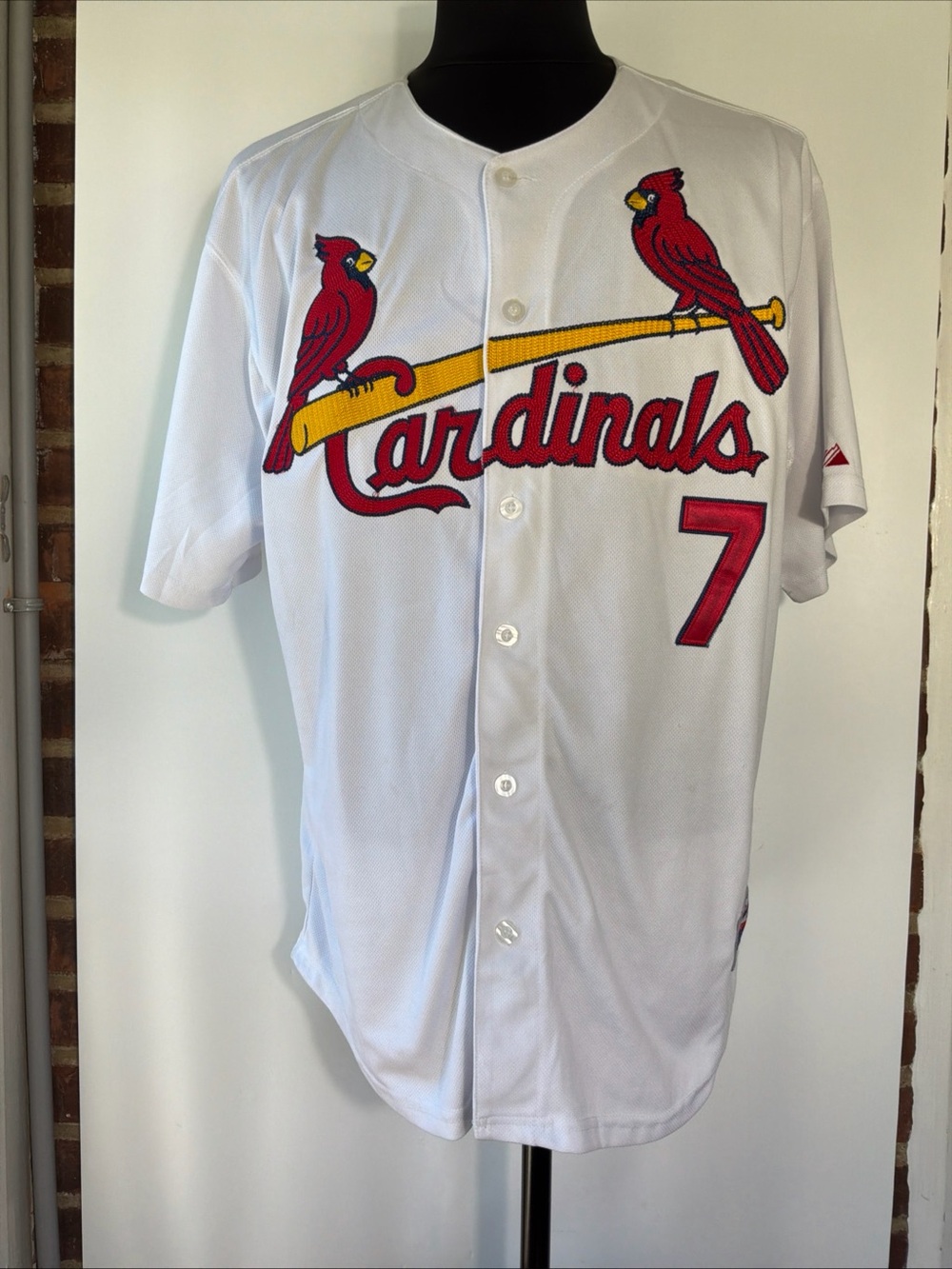 Authentic Majestic St. Louis Cardinals Matt Holliday Stitched Jersey Size 52